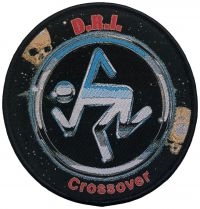 D.R.I. - Patch Crossover Black Border (9,3 C in the group MERCHANDISE / Accessoarer / Nyheter / Hårdrock at Bengans Skivbutik AB (5562686)