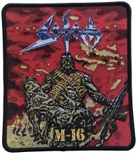 Sodom - Patch M-16 Black Border (12,4 X  11 in the group MERCHANDISE / Accessoarer / Nyheter / Hårdrock at Bengans Skivbutik AB (5562696)