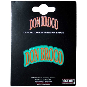 Don Broco - Orange Logo Pin Badge in the group MERCHANDISE / Merch / Hårdrock at Bengans Skivbutik AB (5562874)