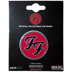 Foo Fighters - Ff Logo Pin Badge in the group MERCHANDISE / Merch / Pop-Rock at Bengans Skivbutik AB (5562878)