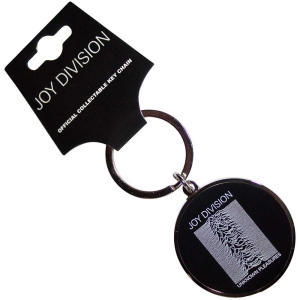 Joy Division - Unknown Pleasures Keychain in the group MERCHANDISE / Merch / Pop-Rock at Bengans Skivbutik AB (5562882)