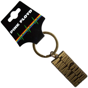 Pink Floyd - Animals Gold Text Logo Keychain in the group MERCHANDISE / Merch / Pop-Rock at Bengans Skivbutik AB (5562890)