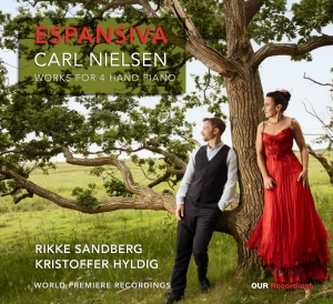 Rikke Sandbjerg Kristoffer Hyldig - Nielsen: Espansiva - Works For 4 Ha in the group CD / Upcoming releases / Classical at Bengans Skivbutik AB (5562950)