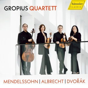 Gropius Quartett - Mendelssohn, Albrecht & Dvorak in the group OUR PICKS / Friday Releases / Friday the 4th of october 2024 at Bengans Skivbutik AB (5562952)