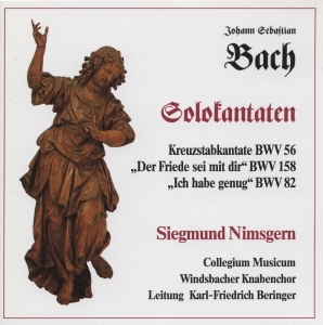 Bach Johann Sebastian - Johann Sebastian Bach - Solo Cantat in the group CD / Klassiskt at Bengans Skivbutik AB (5563035)