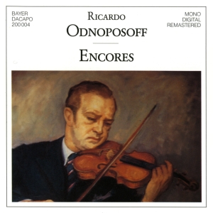 Kreisler/Mozart/Paganini/+ - Ricardo Odnoposoff - Encores in the group OUR PICKS / Christmas gift tip CD at Bengans Skivbutik AB (5563041)