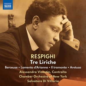 Alessandra Visentin Chamber Orches - Respighi: Tre Liriche in the group CD / Upcoming releases / Classical at Bengans Skivbutik AB (5563080)