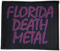 Florida Death Metal - Patch Florida Death Metal  (8,5 X in the group MERCHANDISE / Accessoarer / Nyheter / Hårdrock at Bengans Skivbutik AB (5563250)