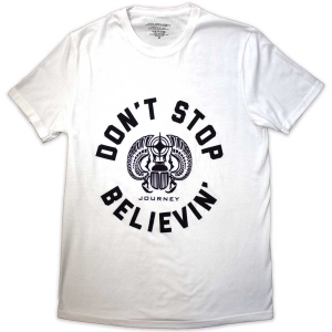 Journey - Believin Uni Wht T-Shirt in the group MERCHANDISE / T-shirt / Pop-Rock at Bengans Skivbutik AB (5563600r)