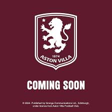 Aston Villa Fc  - 2025 A3 Calendar  in the group MERCHANDISE / Merch / Nyheter / Sport at Bengans Skivbutik AB (5563799)