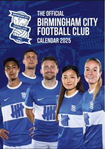 Birmingham City Fc  - 2025 A3 Calendar  in the group OUR PICKS / Friday Releases / Friday the 1st of November 2024 at Bengans Skivbutik AB (5563800)