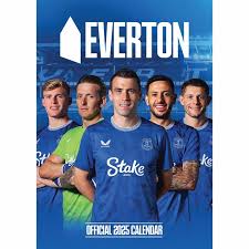 Everton Fc - 2025 A3 Calendar  in the group MERCHANDISE / Merch / Nyheter / Sport at Bengans Skivbutik AB (5563807)