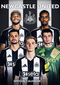 Newcastle United Fc - 2025 A3 Calendar  in the group MERCHANDISE / Merch / Nyheter / Sport at Bengans Skivbutik AB (5563812)