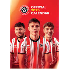 Sheffield United Fc - 2025 A3 Calendar  in the group OUR PICKS / Friday Releases / Friday the 1st of November 2024 at Bengans Skivbutik AB (5563816)