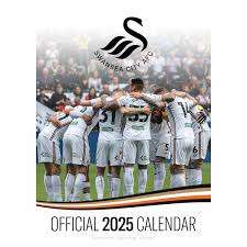 Swansea City Fc  - 2025 A3 Calendar  in the group MERCH / Calender 2025 / Calendars League at Bengans Skivbutik AB (5563818)