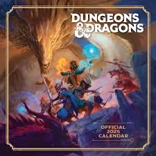 Dungeons & Dragons - 2025 Square Calendar in the group OUR PICKS / Friday Releases / Friday the 18th of october 2024 at Bengans Skivbutik AB (5563828)