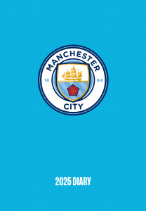 Manchester City Fc - 2025 A5 Diary in the group MERCHANDISE / Merch / Nyheter / Sport at Bengans Skivbutik AB (5563844)