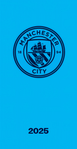 Manchester City Fc  - 2025 Slim Diary in the group MERCHANDISE / Merch / Nyheter / Sport at Bengans Skivbutik AB (5563848)