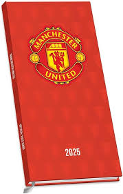 Manchester United Fc - 2025 Slim Diary in the group MERCH / Calender 2025 / Calendars League at Bengans Skivbutik AB (5563849)