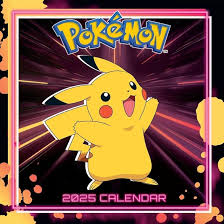 Pokemon - 2025 Square Calendar in the group MERCHANDISE / Merch / Spel at Bengans Skivbutik AB (5563853)