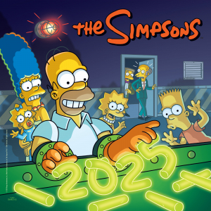 The Simpsons  - 2025 Square Calendar in the group MERCHANDISE / Merch / TV-serie at Bengans Skivbutik AB (5563855)