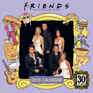 Friends - 2025 Square Calendar  in the group MERCHANDISE / Merch / Nyheter / TV-serie at Bengans Skivbutik AB (5563859)