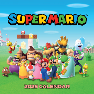 Super Mario  - 2025 Square Calendar  in the group MERCHANDISE / Merch / Nyheter / Spel at Bengans Skivbutik AB (5563862)