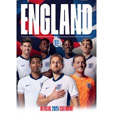 England Men's Football - 2025 A3 Calendar  in the group MERCH / Calender 2025 / Calendars League at Bengans Skivbutik AB (5563884)