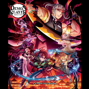 Demon Slayer - 2025 Square Calendar in the group MERCHANDISE / Merch / Nyheter / Film-Musikal at Bengans Skivbutik AB (5563890)