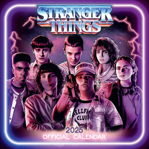 Stranger Things  - 2025 Square Calendar in the group MERCHANDISE / Merch / TV-serie at Bengans Skivbutik AB (5563894)