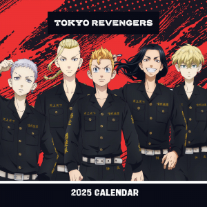 Tokyo Revengers  - 2025 Square Calendar in the group MERCHANDISE / Merch / Film-Musikal at Bengans Skivbutik AB (5563896)