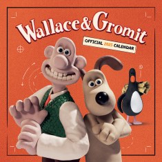 Wallace And Gromit  - 2025 Square Calendar in the group MERCHANDISE / Merch / Film-Musikal at Bengans Skivbutik AB (5563897)