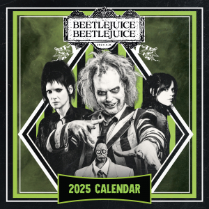 Beetlejuice 2 Movie - 2025 Square Calendar  in the group MERCHANDISE / Merch / Nyheter / Film-Musikal at Bengans Skivbutik AB (5563899)