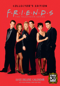 Friends - 2025 A3 Deluxe Calendar in the group MERCHANDISE / Merch / Nyheter / TV-serie at Bengans Skivbutik AB (5563903)