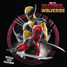 Marvel Deadpool 3 - 2025 Square Calendar in the group MERCHANDISE / Merch / Film-Musikal at Bengans Skivbutik AB (5563913)