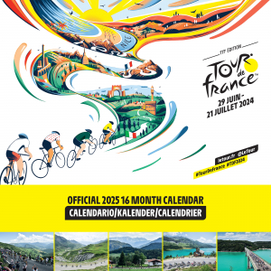 Tour De France - 2025 Square Calendar in the group MERCHANDISE / Merch / Nyheter / Sport at Bengans Skivbutik AB (5563927)