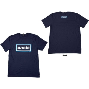 Oasis - Maine Road Event Logo Navy T-Shirt in the group MERCHANDISE / T-shirt / Pop-Rock at Bengans Skivbutik AB (5564211r)