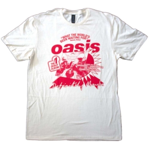 Oasis - What The World's Been.._Natrl T-Shirt in the group MERCHANDISE / T-shirt / Nyheter / Pop-Rock at Bengans Skivbutik AB (5564215r)