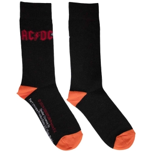 Ac/Dc - Red Logo Uni Bl Socks (Eu 39-45) in the group MERCH / Minsishops-merch / Ac/Dc at Bengans Skivbutik AB (5564487)