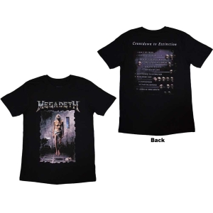 Megadeth - Countdown Uni Bl T-Shirt in the group MERCHANDISE / T-shirt / Hårdrock at Bengans Skivbutik AB (5564549r)