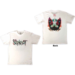 Slipknot - Adderall Faceback Uni Wht T-Shirt in the group MERCHANDISE / T-shirt / Hårdrock at Bengans Skivbutik AB (5564553r)