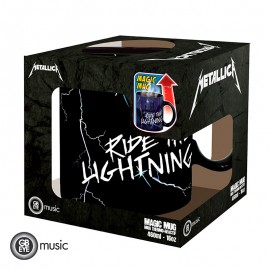 Metallica - Mug Heat Change-460 Ml-Ride The Lig.. in the group MERCHANDISE / Merch / Hårdrock at Bengans Skivbutik AB (5564757)