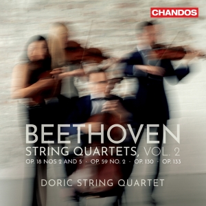 Doric String Quartet - Beethoven: String Quartets, Vol. 2 in the group OUR PICKS / Friday Releases / Friday the 18th of october 2024 at Bengans Skivbutik AB (5565195)