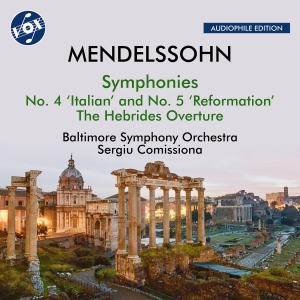 Baltimore Symphony Orchestra Sergi - Mendelssohn: Symphonies No. 4 & 5 in the group OUR PICKS / Friday Releases / Friday the 25th october 2024 at Bengans Skivbutik AB (5565340)