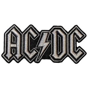 Ac/Dc - Silver Logo Woven Patch in the group MERCHANDISE / Merch / Hårdrock at Bengans Skivbutik AB (5565558)