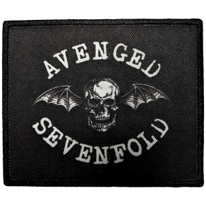 Avenged Sevenfold - Deathbat Crest Printed Patch in the group MERCHANDISE / Merch / Hårdrock at Bengans Skivbutik AB (5565559)