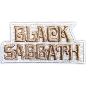 Black Sabbath - Text Logo Woven Patch in the group MERCHANDISE / Merch / Hårdrock at Bengans Skivbutik AB (5565562)