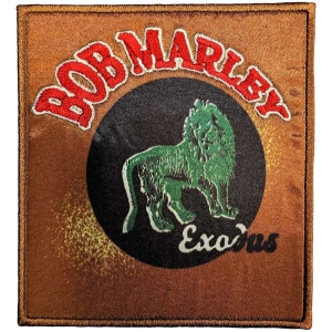 Bob Marley - Exodus Lion Printed Patch in the group MERCHANDISE / Merch / Reggae at Bengans Skivbutik AB (5565566)