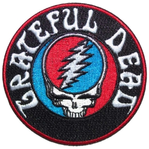 Grateful Dead - Steal Your Face Logo Woven Patch in the group MERCHANDISE / Merch / Pop-Rock at Bengans Skivbutik AB (5565574)