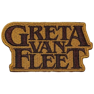 Greta Van Fleet - Amber Logo Woven Patch in the group MERCHANDISE / Merch / Hårdrock at Bengans Skivbutik AB (5565579)